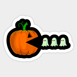 Halloween Pumpkin Funny Ghosts Boys Kids Women Men Sticker